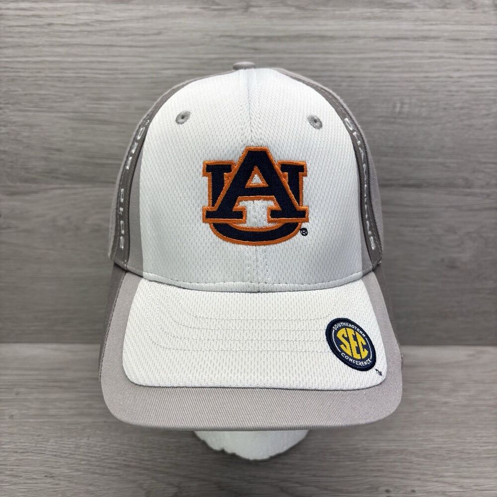 Auburn Tigers 2010 SEC Champions Baseball Hat Cap White Gray - The Game